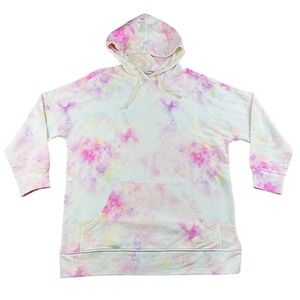 Eywasouls Malibu Hoodie M/L Multi Color Daria Relaxed Tie Dye‎ Hooded Streetwear